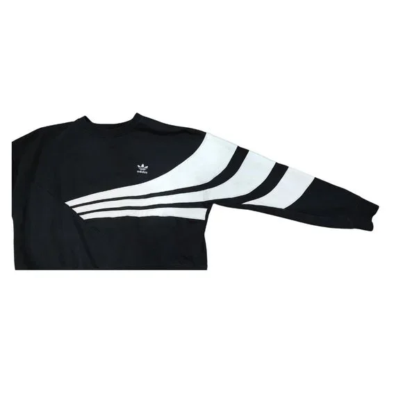 Adidas Originals Sewn Stripe Crop Sweater - Picture 15 of 15